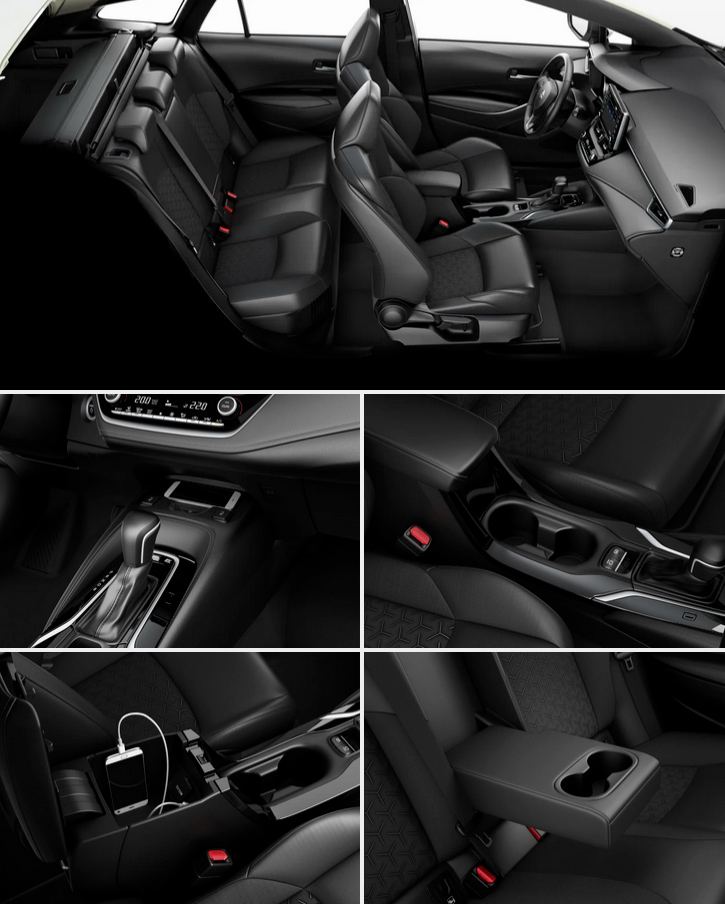 Int&eacute;rieur Suzuki Swace — cuir, chargeurs USB, climatisation